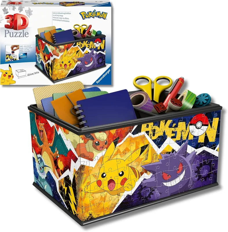 Puzzle 3D Caja Pokémon (Ravensburger, 223 piezas)